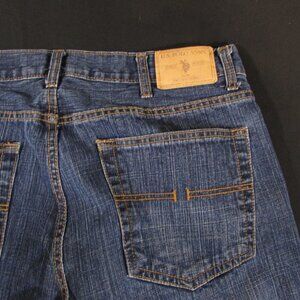 US Polo Assn. Men's Jeans 38/32 Blue Perfectly Faded